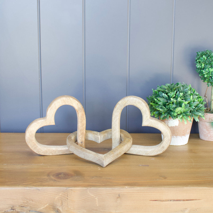 Wooden Hearts Chain