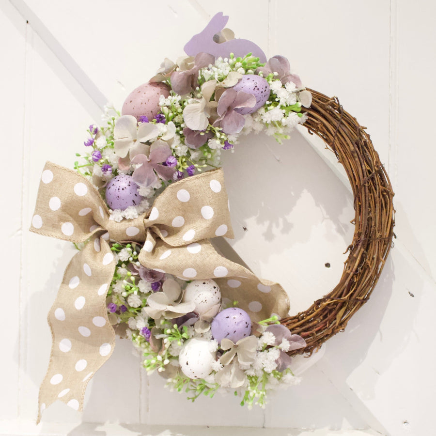 Handmade Pastel Meadow Easter Wreath