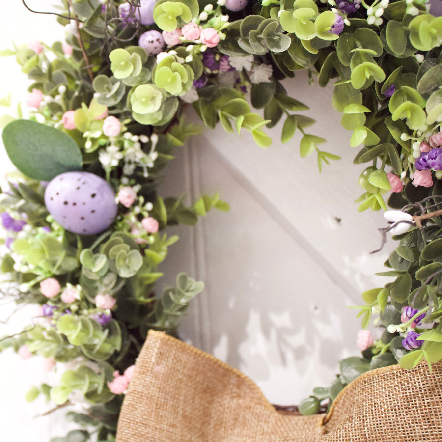 Handmade Wildflower Easter Wreath