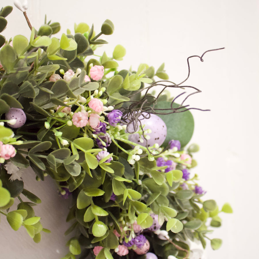 Handmade Wildflower Easter Wreath