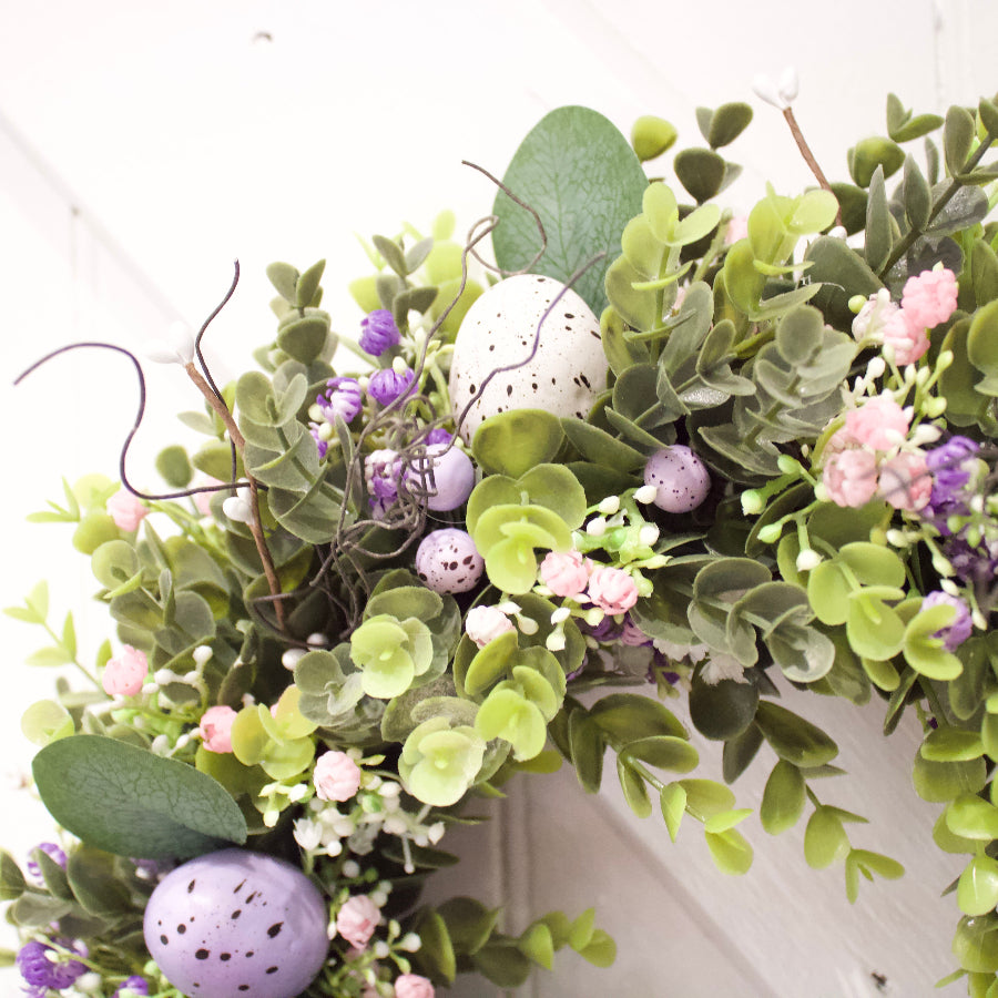 Handmade Wildflower Easter Wreath
