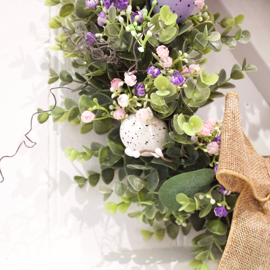 Handmade Wildflower Easter Wreath