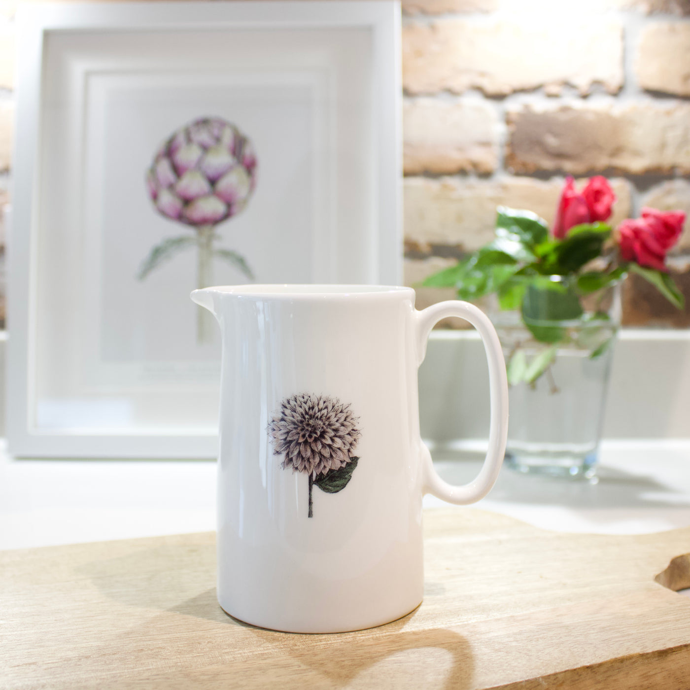Dahlia Fine Bone China Half Pint Jug